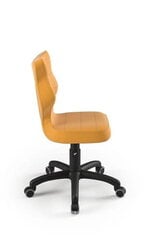 Biuro kėdė Petit Black Velvet 35, geltona kaina ir informacija | Biuro kėdės | pigu.lt
