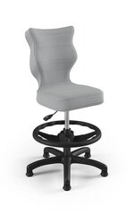 Darbo kėdė Petit Black Velvet 03, pilka kaina ir informacija | Biuro kėdės | pigu.lt
