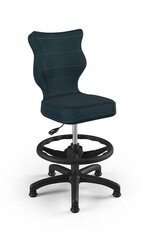 Детское кресло Petit Black Monolith 24 размер 4 с подножкой цена и информация | Офисные кресла | pigu.lt