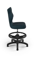 Детское кресло Petit Black Monolith 24 размер 4 с подножкой цена и информация | Офисные кресла | pigu.lt