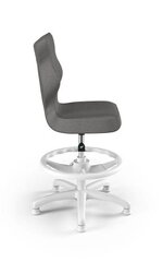 Детский стул Petit White Monolith 33 размер 4 с подножкой цена и информация | Офисные кресла | pigu.lt