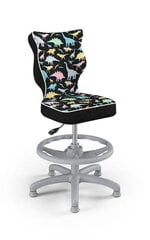 Детский стул Petit grey Storia 30 размер 4 с подножкой цена и информация | Офисные кресла | pigu.lt