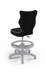 Drabo kėdė Petit Grey Jasmine 01, juoda kaina ir informacija | Biuro kėdės | pigu.lt