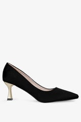Черные женские туфли с кожаной стелькой и чашеобразным каблуком Casu D23WX10-B 100991-N цена и информация | Женские туфли | pigu.lt