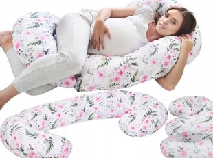 Многофункциональная подушка для кормления Babymam, 300 см цена и информация | Подушки для беременных и кормящих | pigu.lt