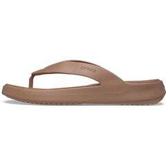 Šlepetės moterims Crocs™ Getaway Flip 282431, rudos kaina ir informacija | Šlepetės moterims | pigu.lt