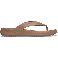 Šlepetės moterims Crocs™ Getaway Flip 282431, rudos kaina ir informacija | Šlepetės moterims | pigu.lt