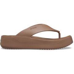 Šlepetės moterims Crocs™ Getaway Platform Flip 282745, rudos kaina ir informacija | Šlepetės moterims | pigu.lt