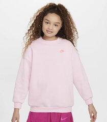  Толстовка для девочек Nike FD2923*663, розовая цена и информация | Свитеры, жилетки, пиджаки для девочек | pigu.lt