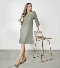 Женское платье Zabaione, LETIZIA KL*04, зелёное цена и информация | Платья | pigu.lt