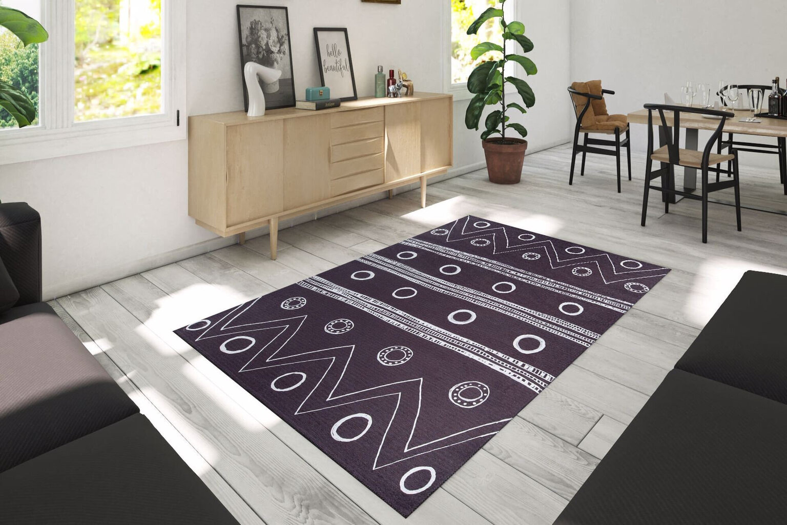 Kilimas Ada Gönül Chenille AL 291 75x150 cm kaina ir informacija | Kilimai | pigu.lt