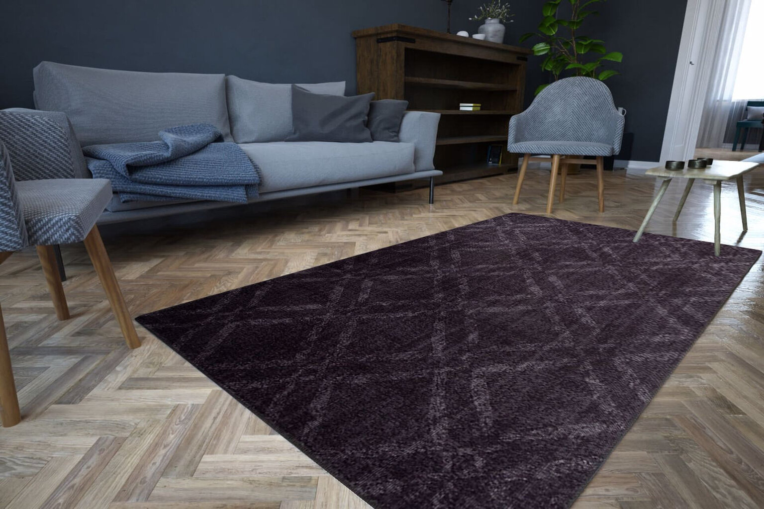 Kilimas Dorian Chenille AL 55 75x150 cm kaina ir informacija | Kilimai | pigu.lt