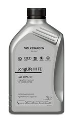 VW Group Longlife III FE 504/507 0W30 originali alyva, 1L kaina ir informacija | Variklinės alyvos | pigu.lt