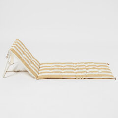 Atlošiamas paplūdimio gultas / kėdė Mango Bay Golden Sunnylife, smėlio kaina ir informacija | Lauko kėdės, foteliai, pufai | pigu.lt