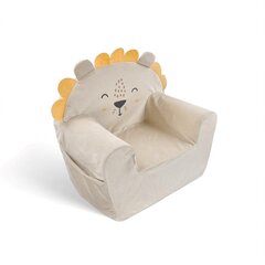Fotelis Albero Mio Animals Lion, smėlio цена и информация | Детские диваны, кресла | pigu.lt