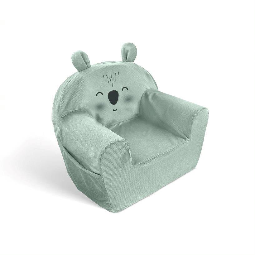 Fotelis Albero Mio Animals Koala, žalias kaina ir informacija | Vaikiški sėdmaišiai, foteliai, pufai | pigu.lt