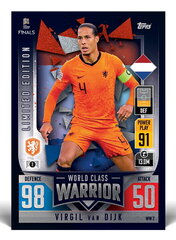 Футбольные карточки Topps Match Attax 101 Road To UEFA Nations League Finals 2022/2023 Silver Warrior Mega Tin цена и информация | Коллекционные карточки | pigu.lt