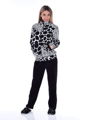 Kostiumėlis moterims Pidzaama house PH-51669, juodas/baltas kaina ir informacija | Sportinė apranga moterims | pigu.lt