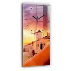 Sieninis laikrodis Senas vėjo malūnas Santorini kaina ir informacija | Laikrodžiai | pigu.lt