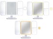 Makiažo veidrodis su LED lempute kaina ir informacija | Kosmetinės, veidrodėliai | pigu.lt