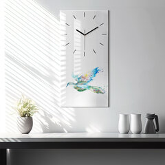 Sieninis laikrodis Paukščių ir pavasario abstrakcija kaina ir informacija | Laikrodžiai | pigu.lt