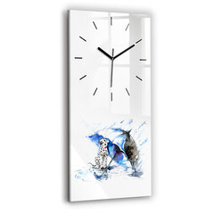 Sieninis laikrodis Dalmatianas ir skėtis цена и информация | Часы | pigu.lt