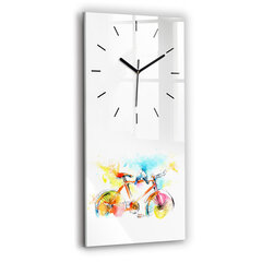 Sieninis laikrodis Dažytas dviratis цена и информация | Часы | pigu.lt
