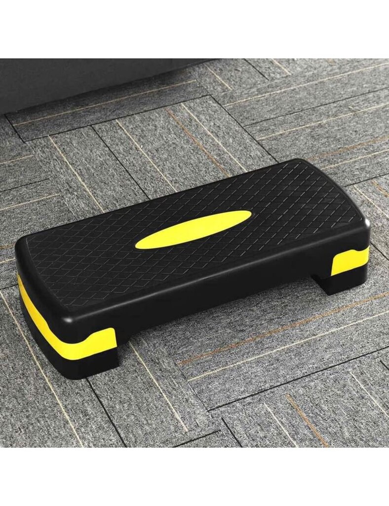 Aerobinio fitneso pakopa Msport, 67x28x10 cm, juodas kaina ir informacija | Kitos fitneso prekės | pigu.lt