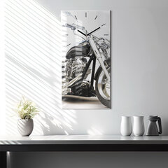 Sieninis laikrodis Juodasis motociklas kaina ir informacija | Laikrodžiai | pigu.lt