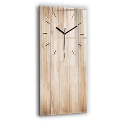 Sieninis laikrodis Medinė tekstūra kaina ir informacija | Laikrodžiai | pigu.lt