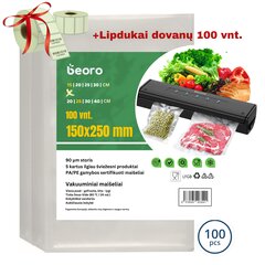 Beoro 15x25 100vnt kaina ir informacija | Vakuumatoriai | pigu.lt