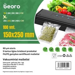 Beoro 15x25 100vnt цена и информация | Вакууматоры | pigu.lt