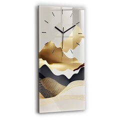 Sieninis laikrodis Auksinių kalnų abstrakcija цена и информация | Часы | pigu.lt