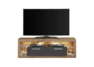 Подставка под ТВ Trendteam Rock, 150 см, серый/коричневый цена и информация | Тумбы под телевизор | pigu.lt