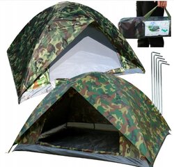 Палатка Fluxar-2 3000, зеленая цена и информация | Палатки | pigu.lt