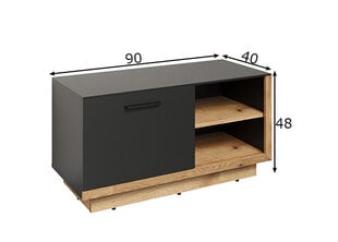 Шкаф в прихожую Trendteam Synnax, серый / коричневый цена и информация | Шкафы в прихожую | pigu.lt