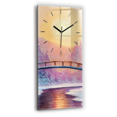 Sieninis laikrodis Eglutė ir tiltas kaina ir informacija | Laikrodžiai | pigu.lt