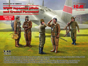 Klijuojamas modelis ICM 48053 WWII Japanese pilots and Ground Personnel 1/48 цена и информация | Склеиваемые модели | pigu.lt