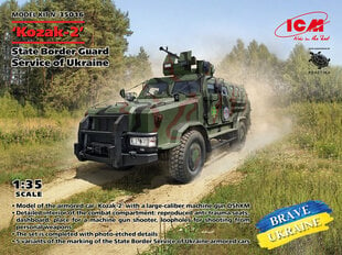 Klijuojamas modelis ICM 35016 State Border Guard Service of Ukraine Kozak-2 1/35 kaina ir informacija | Klijuojami modeliai | pigu.lt