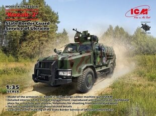 Klijuojamas modelis ICM 35016 State Border Guard Service of Ukraine Kozak-2 1/35 kaina ir informacija | Klijuojami modeliai | pigu.lt