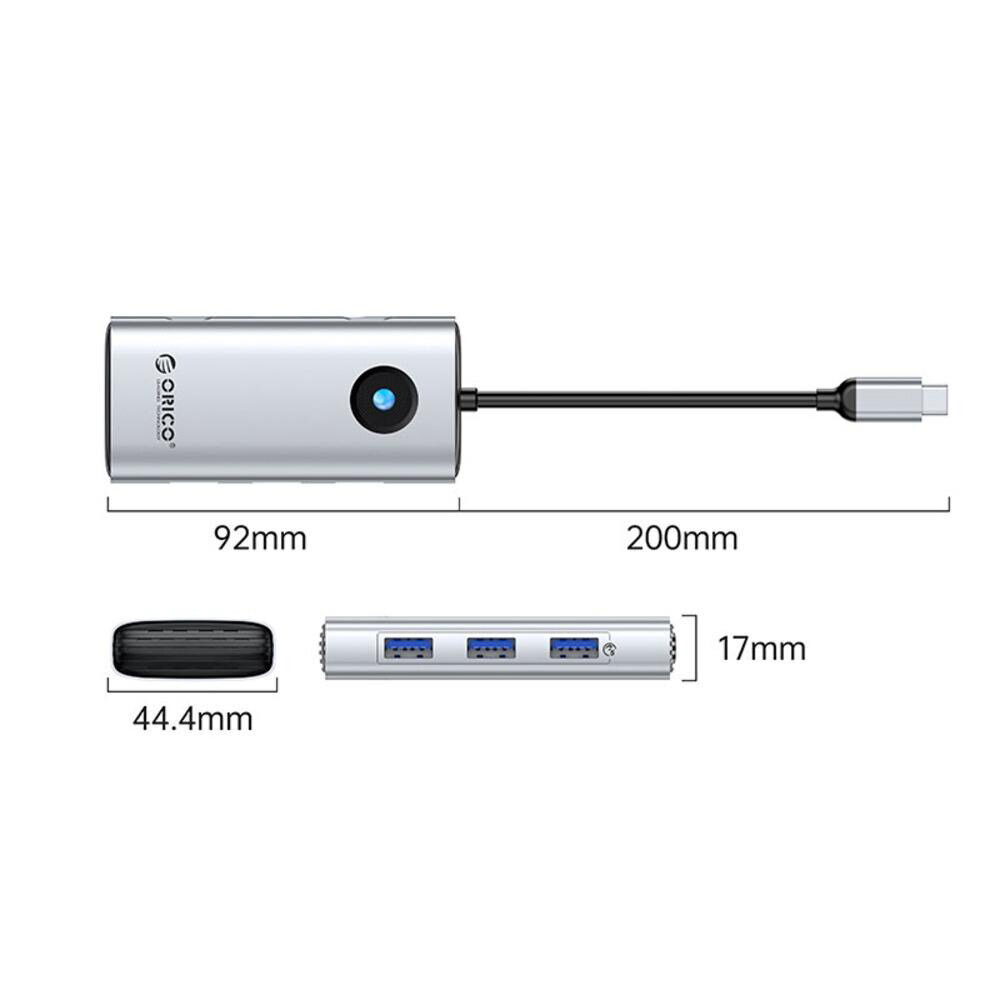 Orico 6in1 kaina ir informacija | Adapteriai, USB šakotuvai | pigu.lt