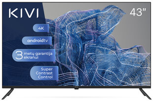Товар с повреждённой упаковкой. Kivi 43U740NB цена и информация | Телевизоры с поврежденной упаковкой | pigu.lt