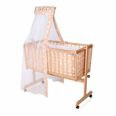 Lopšys Lorelli Ewa, 90x48 cm, rožinis kaina ir informacija | Kūdikių lovytės | pigu.lt