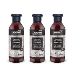 Šampūnas nuo plaukų slinkimo Dr. Konopka's vyrams, 3 x 280 ml kaina ir informacija | Šampūnai | pigu.lt