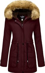  Женская зимняя парка YXP, красная цена и информация | Женские куртки | pigu.lt