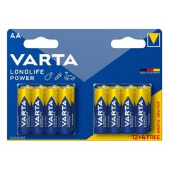 Щелочные элементы Varta AA Longlife Power 16 шт. цена и информация | Батарейки | pigu.lt