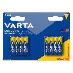 Щелочные элементы Varta AA Longlife Power 16 шт. цена и информация | Батарейки | pigu.lt