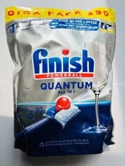 Finish indaplovės kapsulės Powerball Quantum, 90 vnt. цена и информация | Средства для мытья посуды | pigu.lt