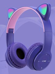 Headphones With Cat Ears kaina ir informacija | Ausinės | pigu.lt