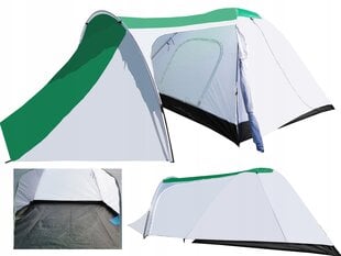 Палатка IGLO-4 180x310 см, белый цена и информация | Палатки | pigu.lt